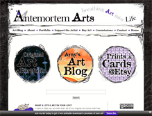 Tablet Screenshot of antemortemarts.com